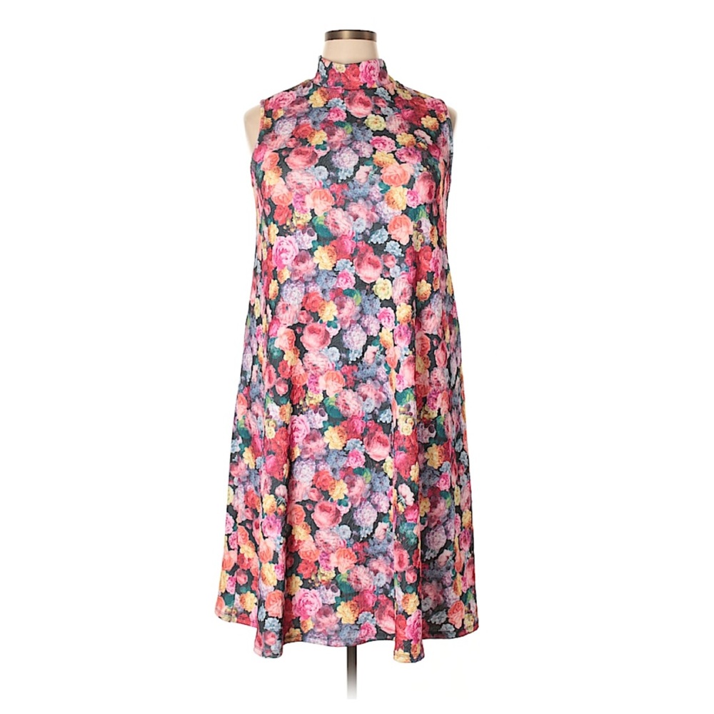 A-Line Floral Dress Plus size